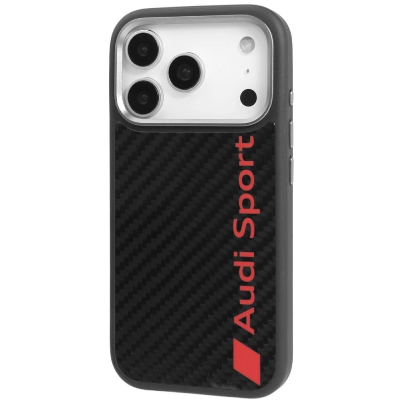 2. Audi R8 Carbon Fiber MagSafe Case für iPhone 17 Pro - Schwarz