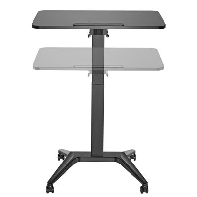 4. MACLEAN Mobiler Schreibtisch-Laptoptisch Schwarz MC-453B