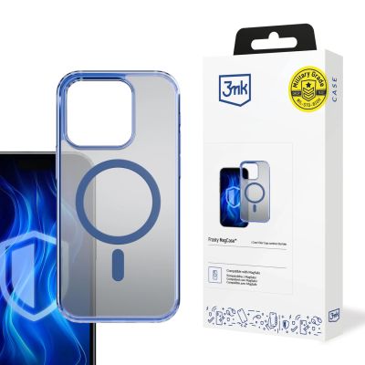 14. 3mk Frosty MagCase Blue Hülle für Apple iPhone 13 Pro Max – transparent