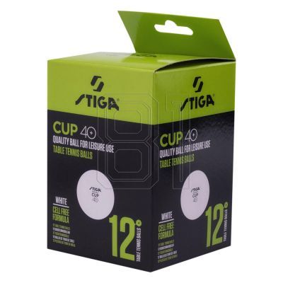 Stiga Ball Cup Tischtennisbälle 12er-Pack 92800591804