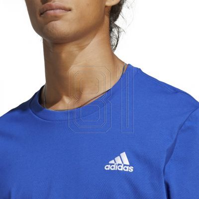 8. adidas Essentials Single Jersey T-Shirt mit kleinem, besticktem Logo, M IC9284