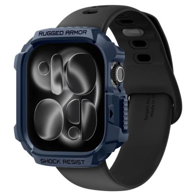 3. Spigen Rugged Armor Schutzhülle für Apple Watch 42 mm – Marineblau