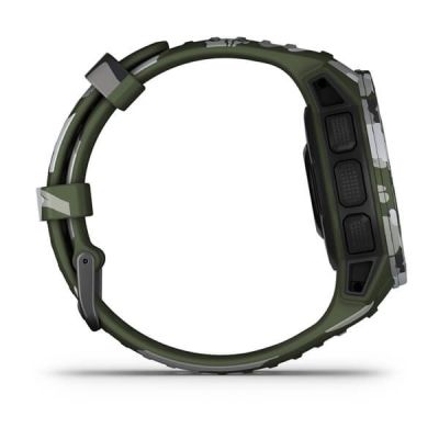 5. Garmin Instinct Solar Camo Uhr Grün (010-02293-06)