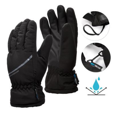 7. Meteor Hiemis XXS schwarze Winterhandschuhe