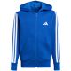 8. adidas Essentials Full-Zip Hoodie für Kinder Blau JY4977