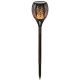 14. Solar-Taschenlampe mit tanzenden Flammen, 3-in-1, 10 x 10 x 86 cm, 12 LEDs