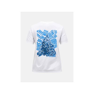 2. PEAK PERFORMANCE W Explore Grafik-T-Shirt Damen Weiß