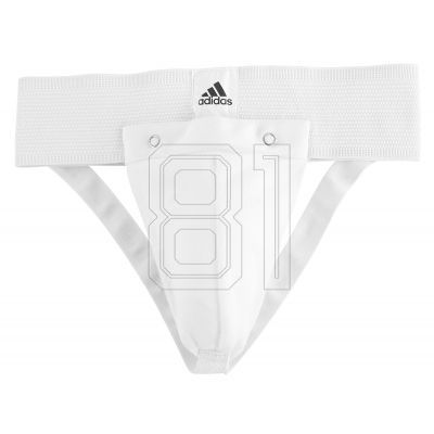 2. Hosenträger / Tiefschutz adidas weiß