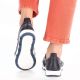 41. Rieker W RKR652 marineblaue durchbrochene Lederschuhe
