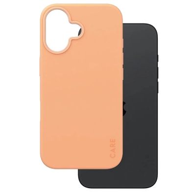 2. CARE by PanzerGlass Fashion Case iPhone 16 6,1" pfirsich/pfirsich MagSafe 1389