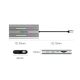 3. Orico XCR 12-in-1 RGB USB-C Dockingstation mit 3x USB-A, USB-C PD, 100W HDMI, 4K VGA, RJ45, Gigabit-SD- und microSD-Kartenleser – Silber