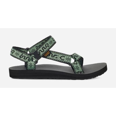 4. Teva Original Universal Damen Sandalen - Magic Black/Grey Größe: 37