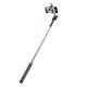 3. Selfie Stick WH181D-Y1S Teleskopstativ 1,75 m aus Aluminiumlegierung mit Dual-Licht und Telefonhalter – Schwarz