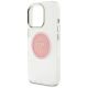 6. Guess IML Metal Colored Circle Classic Logo MagSafe iPhone 16 Pro Hülle - Rosa