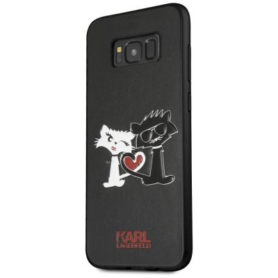 2. Karl Lagerfeld Choupette In Love Hülle für Samsung Galaxy S8 Plus - Schwarz