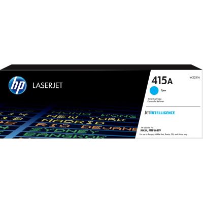 2. HP Toner HP 415A Cyan, HP415A=W2031A, 2100 Seiten