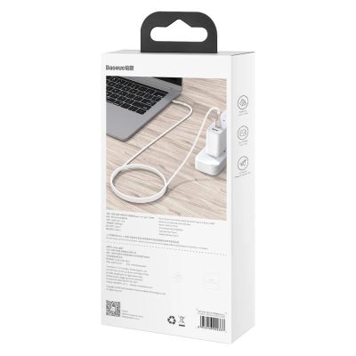 6. Baseus Cafule Series Metal Data USB-C / USB-C PD QC SCP 100W 5A 2 m Kabel - Schwarz