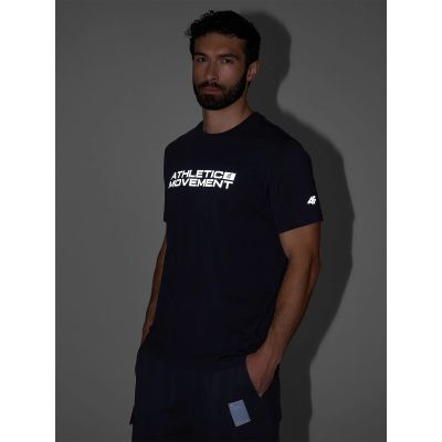 5. Herren-T-Shirt mit Aufdruck, regulär, Größe 4F 4FRAW25TTSHM3384-22S