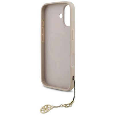 6. Guess 4G Charms Collection MagSafe Hülle für iPhone 17 - Pink