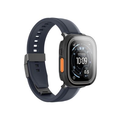 2. AmazingThing Radix Displayschutzfolie aus Glas mit Hülle für Apple Watch Ultra 3 49 mm – Schwarz