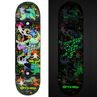 4. Spokey Skateboard mit leuchtenden Grafiken Ollie SPK-942542