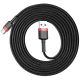 11. BASEUS CAFULE CABLE 2A 2M (ROT-SCHWARZ)