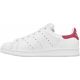 adidas ORIGINALS Stan Smith Junior Schuhe in weiß und rosa