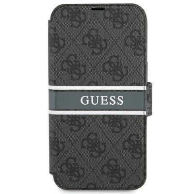 2. Guess GUBKP13S4GDGR iPhone 13 mini 5.4" grau/graues Buch 4G Stripe