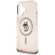 6. Karl Lagerfeld IML Choupette Sketch Logo MagSafe iPhone 16 Hülle - Pink
