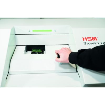 5. HSM StoreEx HDS 230 20x40 Datenträgervernichter