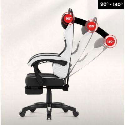 12. Gaming-Stuhl Huzaro Force 3.7 White Carbon