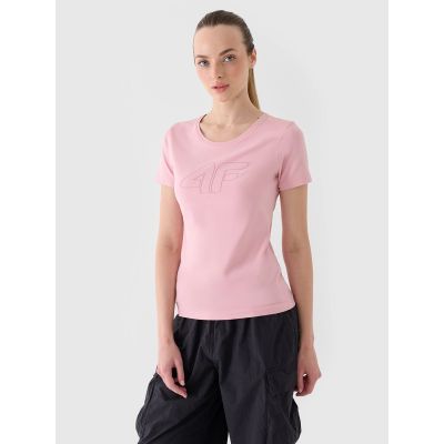 2. Schmales T-Shirt mit Aufdruck für Damen 4F 4FWMM00TTSHF1846-56S