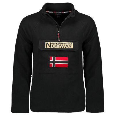 Geographical Norway Tymclass HZ W WW3180F/GNO Schwarzes Sweatshirt
