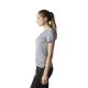 adidas Response Short Sleeve Tee Damen Laufshirt in Grau, mit der climacool Technologie für Abkühlung