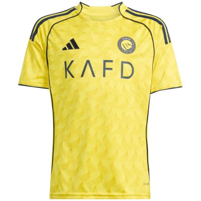 2. adidas Al Nassr FC 2025/2026 Heimtrikot für Kinder, gelb JN7981
