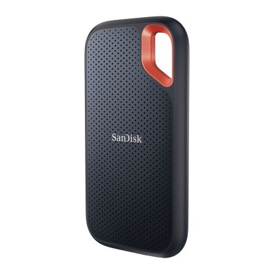 3. SanDisk Extreme Portable externe SSD-Festplatte (4 TB; USB 3.2; 1050 MB/s; SDSSDE61-4T00-G25)