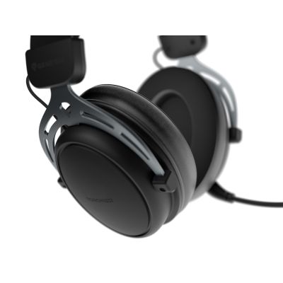9. GENESIS Toron 706 Kabelgebundenes & kabelloses Gaming-Headset mit Bügel, USB Typ-C, Bluetooth, Schwarz