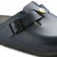 2. Birkenstock Boston ESD Blue Damen Clogs Naturleder schmale Hausschuhe (0061388)
