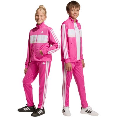 Kinder-Trainingsanzug adidas Seasonal Essentials Tiberio 3-Stripes Tricot Pink KS5519