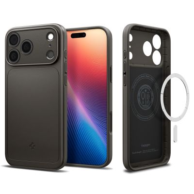 12. Spigen Thin Fit MagSafe Case für iPhone 17 Pro Max - Grau