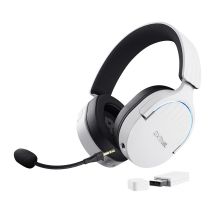 Trust GXT 491W FAYZO WIRELESS Weiße Gaming-Kopfhörer