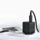 11. Baseus Palm 1C 20W Wandladegerät (mit Baseus Mini White USB-C 60W (20V/3A) 1m Kabel) - Schwarz