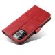 5. Brieftaschen-Hülle mit Ständer für iPhone 15 Pro Max Magnethülle – Rot