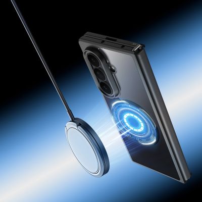 8. Dux Ducis Aimo Mag Case für Samsung Galaxy Z Fold 8, kompatibel mit MagSafe – Schwarz