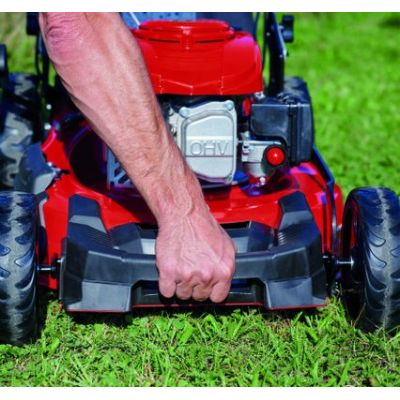 5. Einhell GC-PM 51/3 S HW-E Rasenmäher Benzin Schwarz, Rot