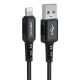 Acefast MFI USB - Lightning -Kabel 1,8 m, 2,4 A schwarz (C4-02 A Black)