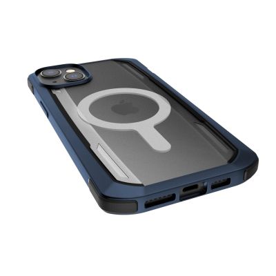 7. Raptic X-Doria Secure Case für iPhone 14 Pro mit gepanzerter MagSafe-Hülle blau