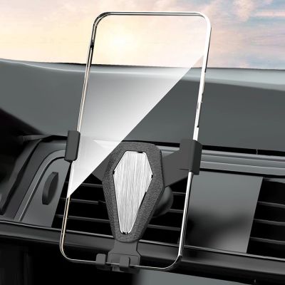 4. Gravity Smartphone-Autohalterung, silber (YC07)