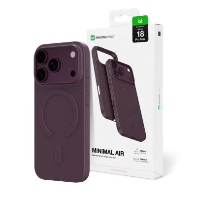 AmazingThing Minimal Air Case für iPhone 18 Pro Max, MagSafe-kompatibel – Lila