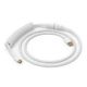 7. Glorious Gaming GLO-KB-ACC-CBL-COIL-GWHT Tastatur-/Mauskabel Weiß 1,4 m